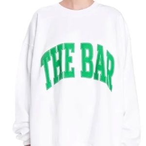 THE BAR sweatshirt - size large - lightly used condition